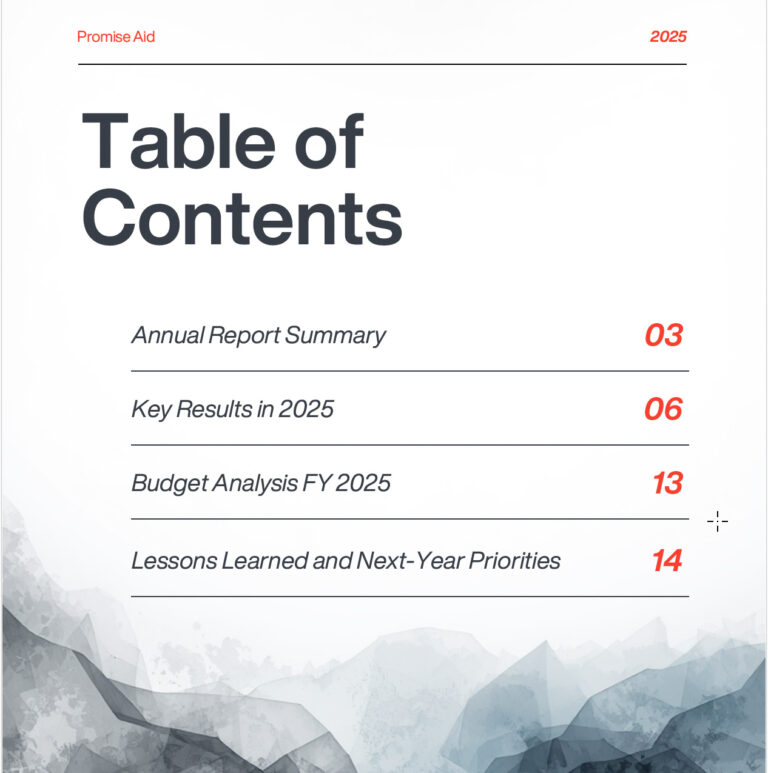 2025 Annual Report – Promise Aid